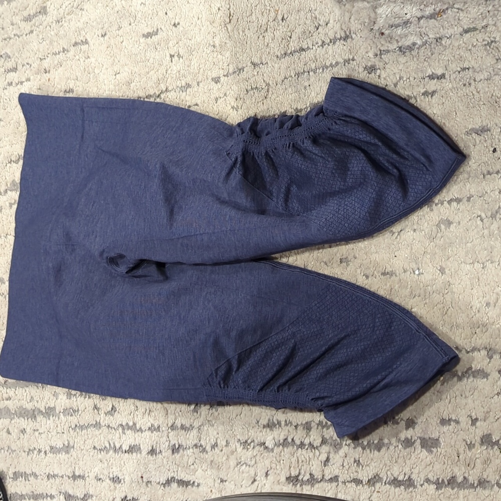 Lululemon In The Flow Crop II Heathered Inkwell - Picture 14 of 14